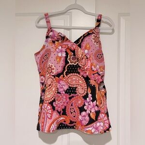 Never worn bathing suit top like new lined soft padded bra